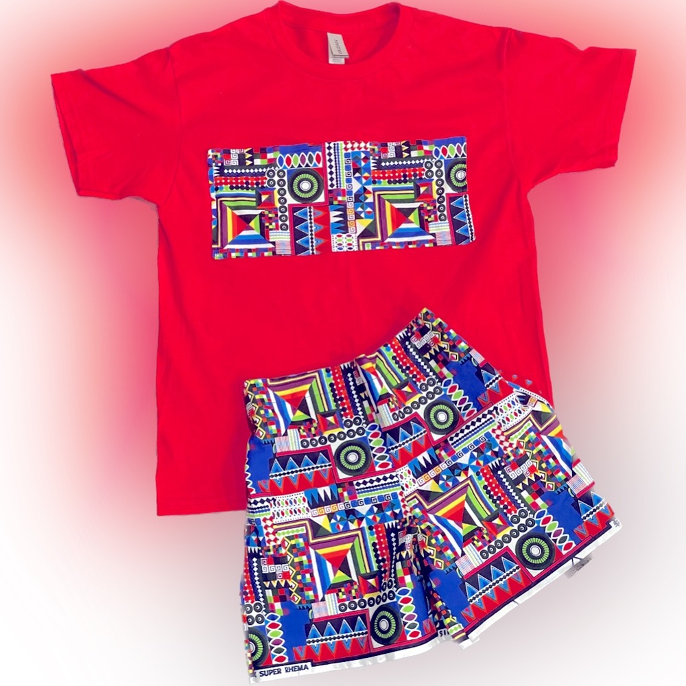 Kid’s Red Short set sizes 4-10